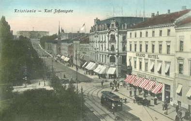 Kristiania (Oslo), Norvège, Karl Johansgate